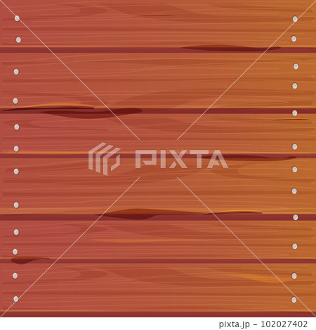 Wooden material, textured surface wood comic background in cartoon style. Wall, panel for game, ui design Wooden material, textured surface wood comic background in cartoon style. Wall, panel for game, ui design 102027402