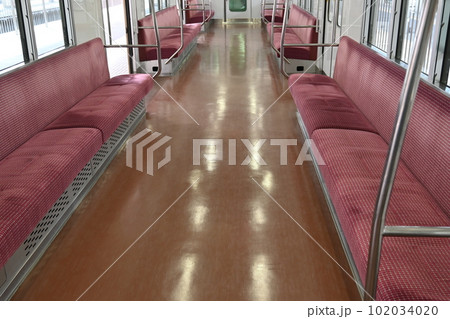 山陽電気鉄道のロングシート 102034020