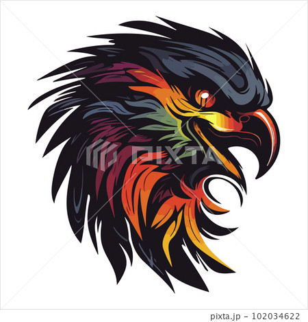 Eagle Bird Vector Tshirt Design Eagle Stock Vector (Royalty Free