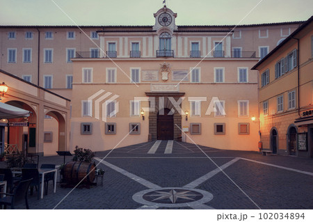 Apostolic palace in Castel Gandolfo, Rome, Italy Apostolic palace in Castel Gandolfo, Rome, Italy 102034894