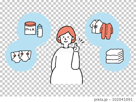 Childbirth preparation Pregnant woman 102041091