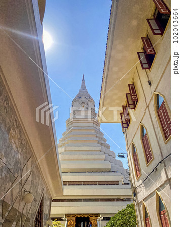 Unique Temple Wat Pak Nam Phasi Charoen in Bangkok, Thailand 102043664