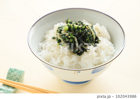 ふきの葉の炒め物（ご飯のお供に） 102043986