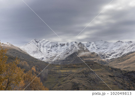Boi Valley landscape in Pyrenees in Catalonia 102049813