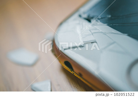 スマホを落として壊れる 102051522