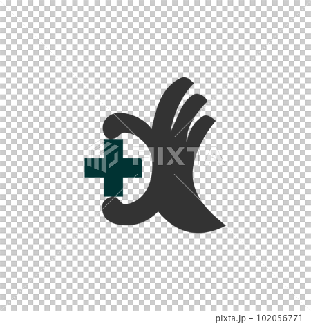 Healthcare logo template. Icon Illustration Brand Identity. Isolated and flat illustration. Vector graphic Healthcare logo template. Icon Illustration Brand Identity. Isolated and flat illustration. Vector graphic 102056771