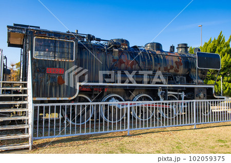 貝塚公園に保存された9600形蒸気機関車 102059375