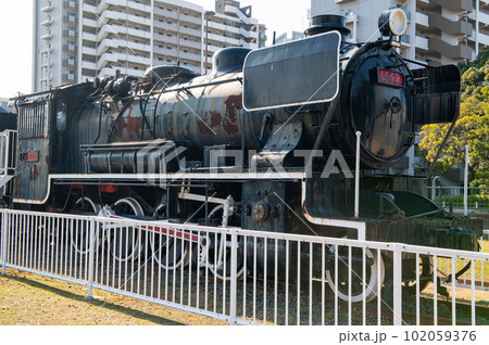 貝塚公園に保存された9600形蒸気機関車 102059376
