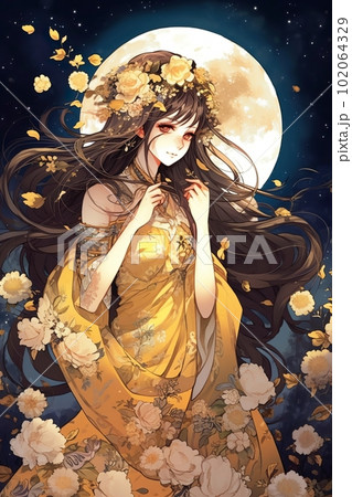 Kimono Anime Girls Stock Illustrations – 134 Kimono Anime Girls Stock  Illustrations, Vectors & Clipart - Dreamstime