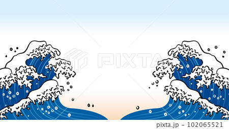 海　波 横長ポスター 102065521