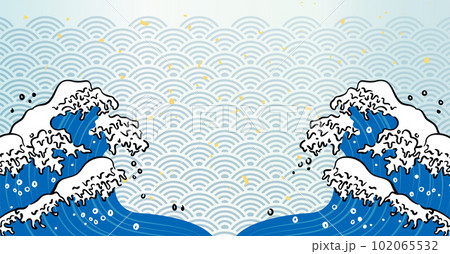 波 横長ポスター 102065532