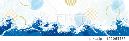 波 横長ポスター 102065535
