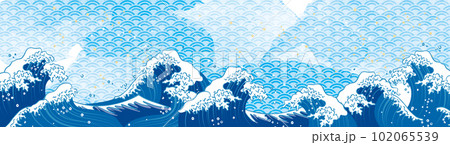波 横長ポスター 102065539