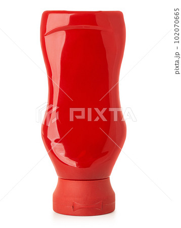 red ketchup bottle red ketchup bottle 102070665