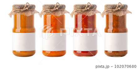 bbq sauce jars 102070680