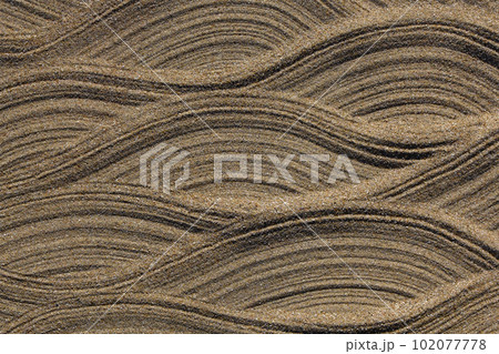 手描きのサンドアート、砂色ボーダーのグラフィック 手描きのサンドアート、砂色ボーダーのグラフィック 102077778