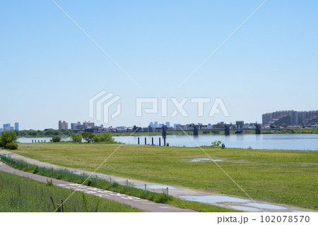 二ヶ領宿河原堤 二ヶ領宿河原堤 102078570