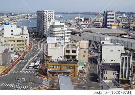 展望台から眺めた塩釜市の景色 展望台から眺めた塩釜市の景色 102079721