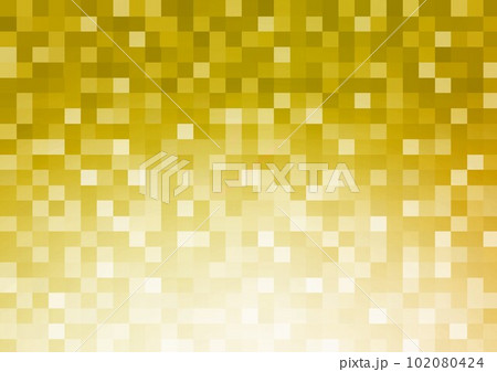 金色のモザイク模様背景 金色のモザイク模様背景 102080424