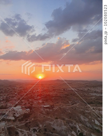 ローズバレーの夕日 102080523