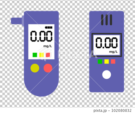 Alcohol checker that detects intoxication from breath Alcohol checker that detects intoxication from breath 102080832