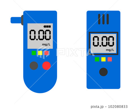 呼気で酒気帯びを検知するアルコールチェッカー 呼気で酒気帯びを検知するアルコールチェッカー 102080833