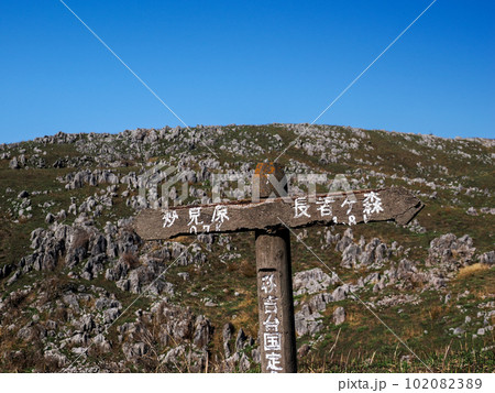 秋吉台のカルスト地形 102082389