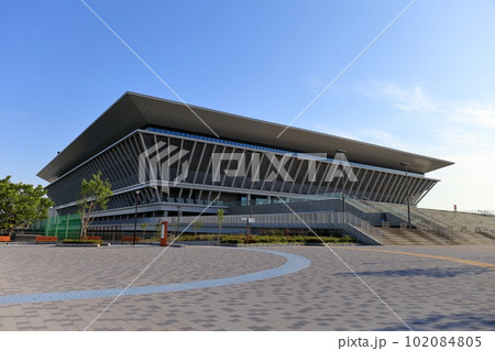 東京アクアティクスセンター外観（東京都江東区） 102084805