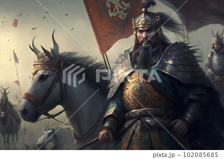 三国志の武士のイメージ：AI生成画像 102085685