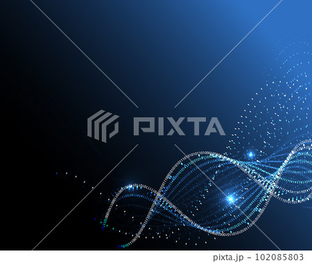 curve neon light with blue code technology background curve neon light with blue code technology background 102085803