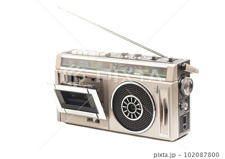 Retro ghetto radio boom box cassette recorder from 80s.. 102087800