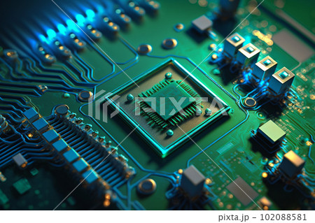 半導体のイメージ：AI生成画像 102088581