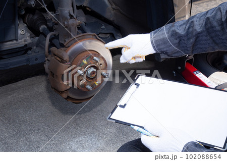 車のブレーキの点検 見積 車のブレーキの点検 見積 102088654