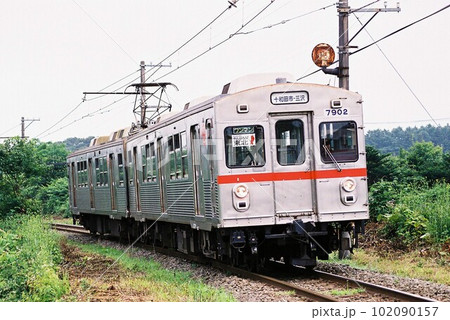 北東北の単線区間をゆく十和田観光電鉄7700系 102090157