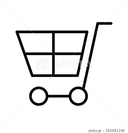 Shopping cart icon 102091190