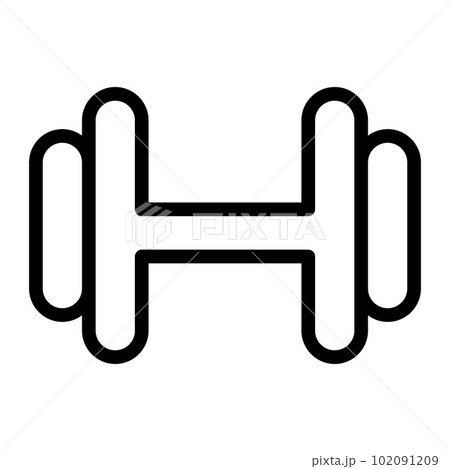 Dumbbell icon 102091209
