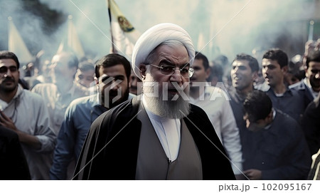 patriotic iran people at march patriotic iran people at march 102095167