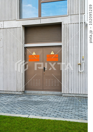 Entrance to distribution transformer room Entrance to distribution transformer room 102095289