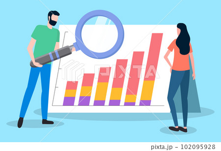 Business analyst. Professional business people analyzing business growth on data presentation Business analyst. Professional business people analyzing business growth on data presentation 102095928