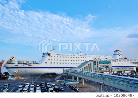 苫小牧西港フェリーターミナル送迎デッキからの風景 苫小牧西港フェリーターミナル送迎デッキからの風景 102096497