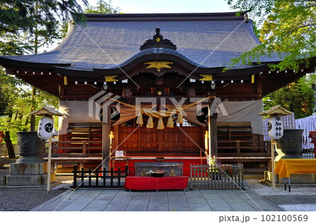 草加神社本殿 埼玉県草加市氷川町 102100569