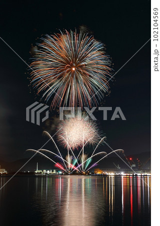 佐伯市の花火 102104569