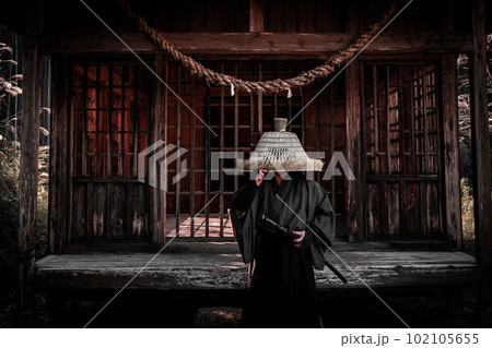浪人姿の侍 102105655