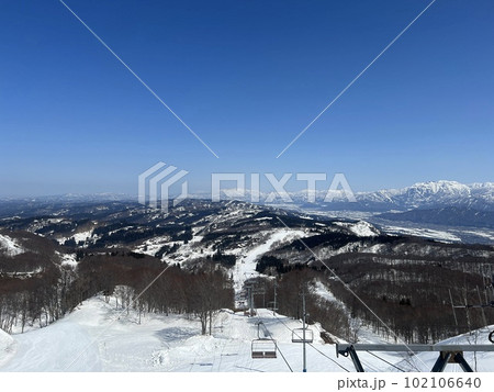 上越国際スキー場 ゲレンデ 風景 上越国際スキー場 ゲレンデ 風景 102106640
