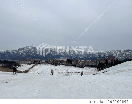 上越国際スキー場　ゲレンデ　風景 102106645