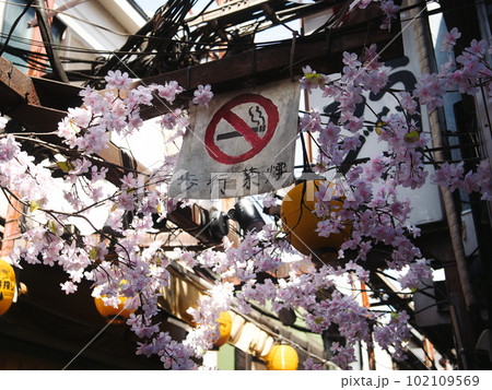 朝の新宿西口思い出横丁 102109569