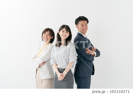 ビジネスパーソン チーム 男女 ビジネスパーソン チーム 男女 102110271