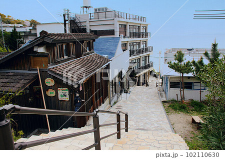 きらきら坂　全景　地中海風の風景　兵庫県赤穂市赤穂御崎 102110630