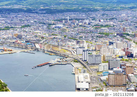 函館山からの景色(北海道函館市) 函館山からの景色(北海道函館市) 102113208