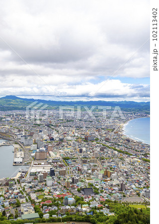 函館山からの景色（北海道函館市） 102113402